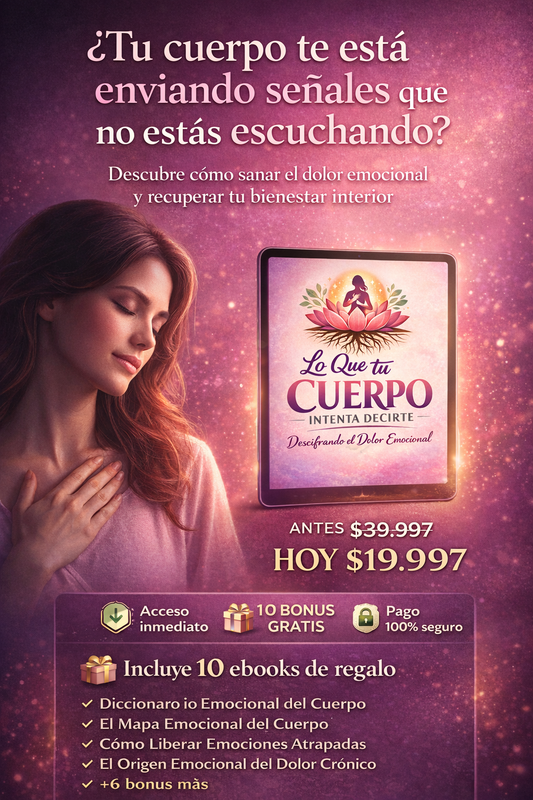 Lo que tu cuerpo intenta decirte - Descúbrete hoy mismo.